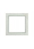 Κορνίζα ξύλινη 3,4 εκ. κουτί λευκό ασημί 036-713-004